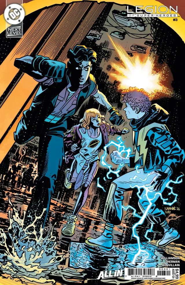 Tapa de Legion Of Super-Heroes #3 · Cover B Chris Samnee Card Stock Var