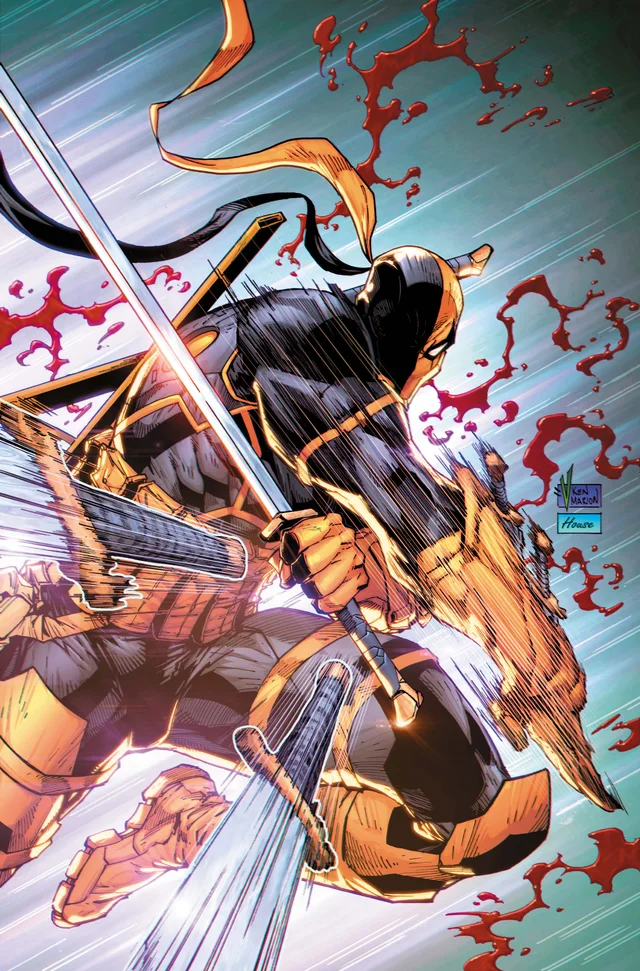 Tapa de Deathstroke The Terminator #10 · Cover C V Ken Marion Card Stock Var