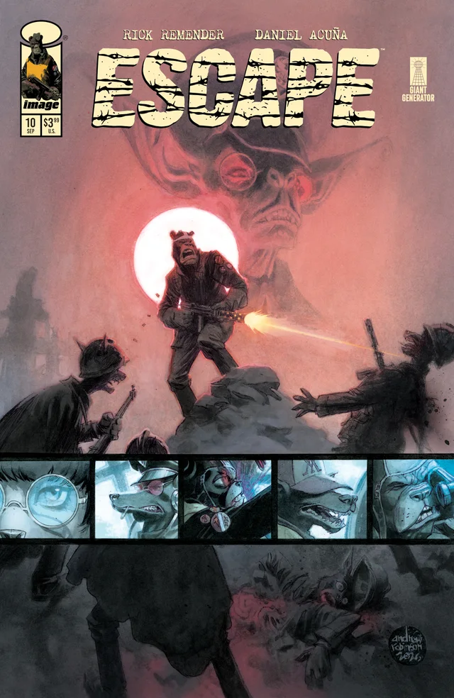 Tapa de Escape #10 · Cover B Andrew Robinson Var