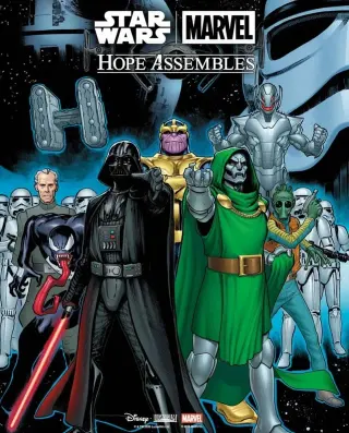 Tapa Cover A de Star Wars/Marvel: Hope Assembles #1