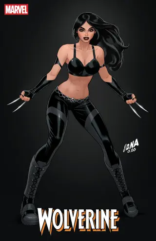 Tapa Cover B - David Nakayama Color Block Black Variant de Wolverine #30
