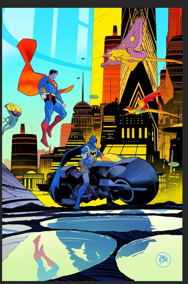 Tapa de Batman Superman Worlds Finest #59 · Cover A Dan Mora