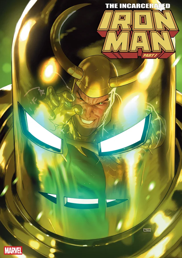 Tapa de Iron Man #12 · Cover D Taurin Clarke Helmet Variant