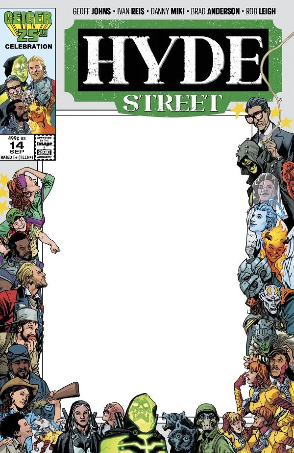 Tapa de Hyde Street #14 · Cover D Blank Sketch Var