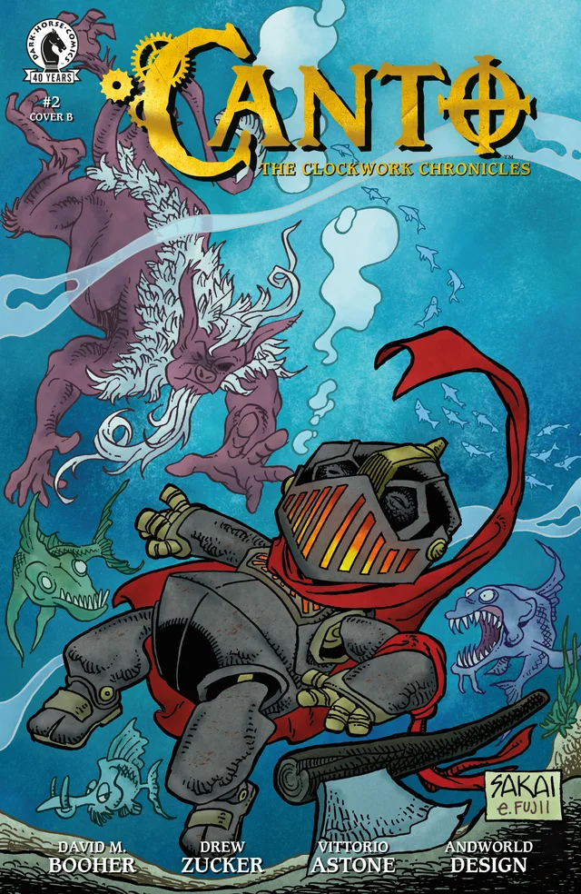 Tapa de Canto: The Clockwork Chronicles #2 · Cover B