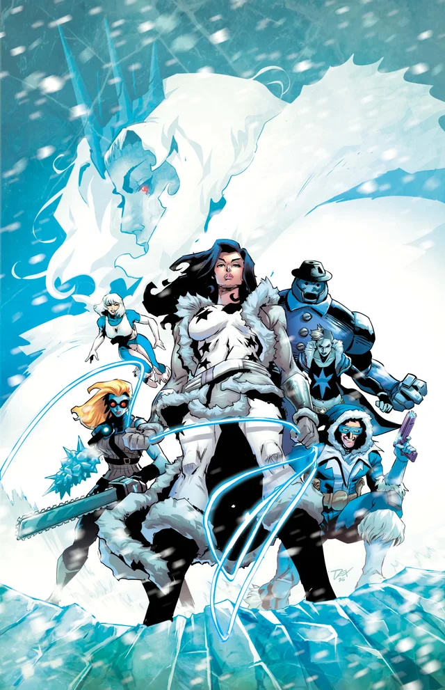 Tapa de Justice League Arctic Attack Special #1 · Cover A Dexter Soy