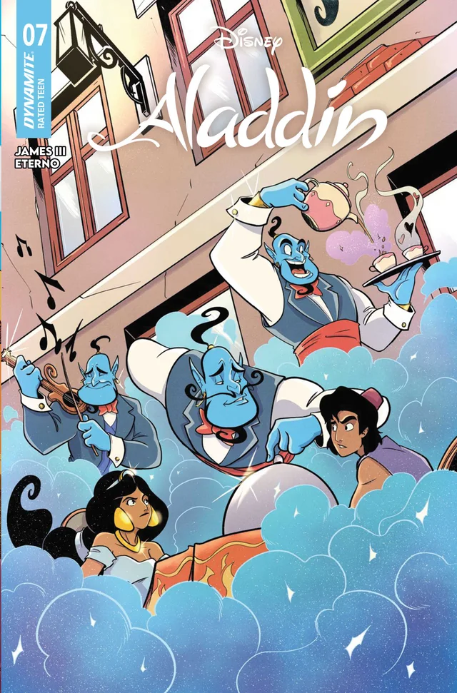 Tapa de Aladdin #7 · Cover B Stefano Porcu Var
