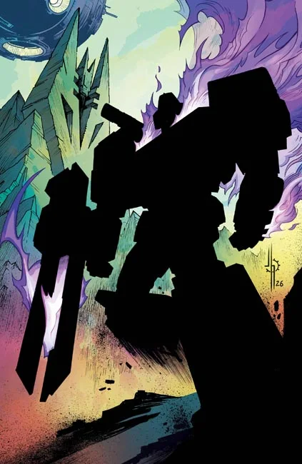 Tapa de Transformers #38 · Cover F Jason Howard Full Art Foil Var
