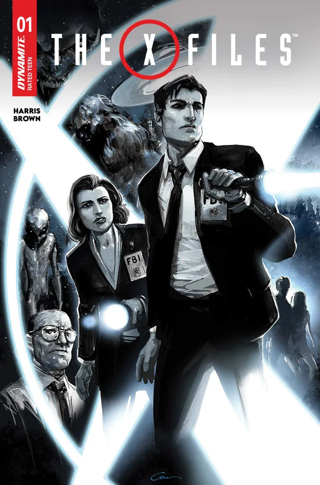 Tapa de X Files #1 · Cover B Clayton Crain Var