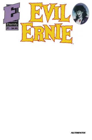 Tapa Cover B - Blank Authentix Var de Evil Ernie 30th Anniversary Facsimile Edition #1