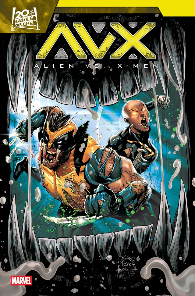 Tapa de Alien Vs. X-Men #4 · Cover A Ryan Stegman