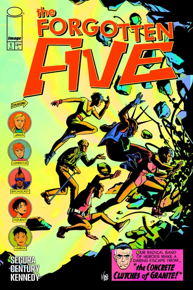 Tapa de Forgotten Five #1 · Cover A Nickolej Villiger
