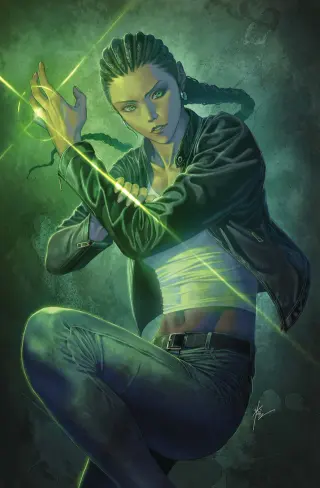 Tapa Cover C - Homare Card Stock Var de Absolute Green Lantern #22