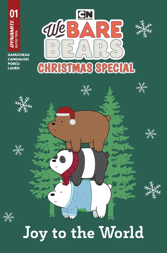 Tapa de We Bare Bears Christmas Special #1 · Cover D Greeting Card Var