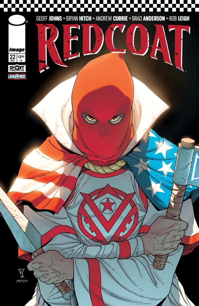 Tapa de Redcoat #22 · Cover B Francis Portela And Brad Anderson Var