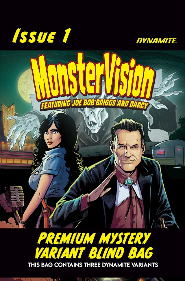 Tapa de Monstervision Featuring Joe Bob Briggs And Darcy #1 · Cover H Premium Mystery Blind Bag Var