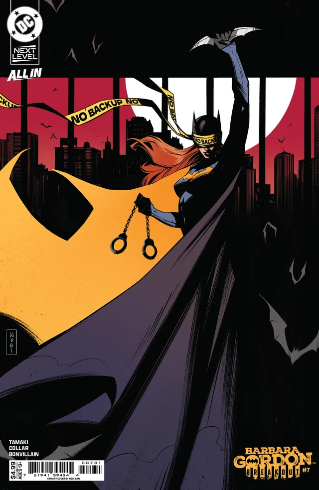 Tapa de Barbara Gordon Breakout #7 · Cover C Nogi San Card Stock Var